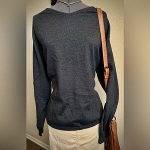 Studio 12 Charcoal Grey Sweater Pullover XL